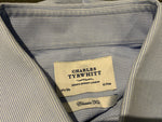 Charles Tyrwhitt Jermyn Street London Blue Print DRESS SHIRT Size 16 1/2" 42cm men