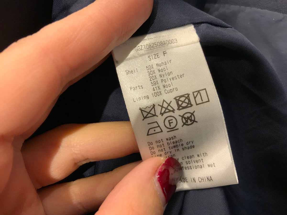 GallardaGalante Gallarda Galate Amazing Check Mohair Wool Coat Size F One size ladies