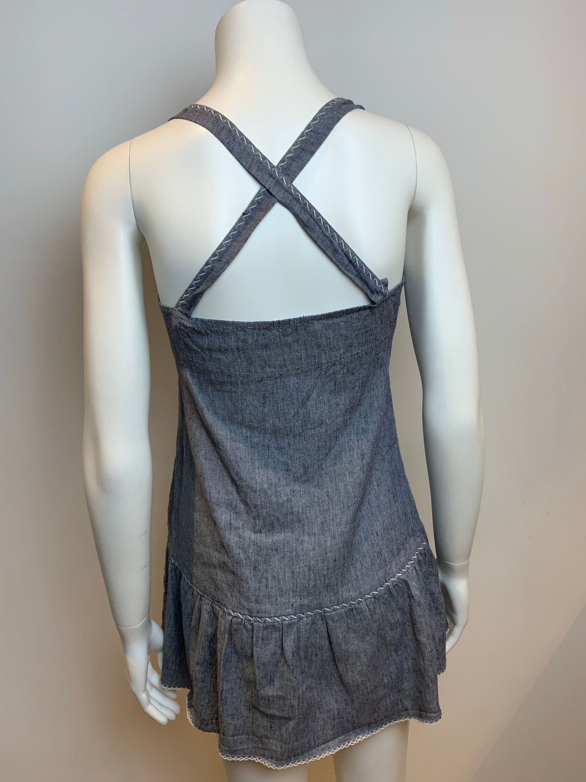 MOST WANTED Kristina Ti Denim Jeans Mini Dress Size US 0 UK 4 XXS ladies