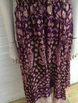 Ulla Johnson Aurelie Fil CoupÉ Midi Dress In Purple Size UK 8 US 4 ladies