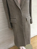 STELLA MCCARTNEY Oversized checked wool-blend coat Size 38 Ladies
