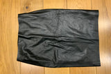 Ralph Lauren Lauren Lambs leather fitted midi skirt US 2 UK 6 XS ladies