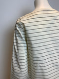 TIBI Striped Cotton-Poplin Top blouse Size US 0 UK 2 XXS ladies