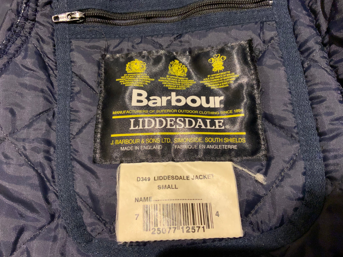 MEN'S BARBOUR LIDDESDALE QUILTED JACKET COAT Size S SMALL men