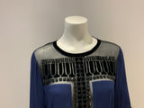 ANDREW GN Silk Beaded runaway collection top Size F 38 UK 10 US 6 $3280 ladies