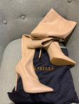 LE SILLA Eva Over-the-knee Boots In Neutrals Leather Size Eu 37 UK 4 US 7 ladies