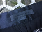 Alexander Wang Silver Metallic Twill Pants SIZE US 4 UK 8 S SMALL Ladies