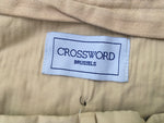 CROSSWORD BRUSSELS Men's Beige - Trousers Pants Size 50 Men
