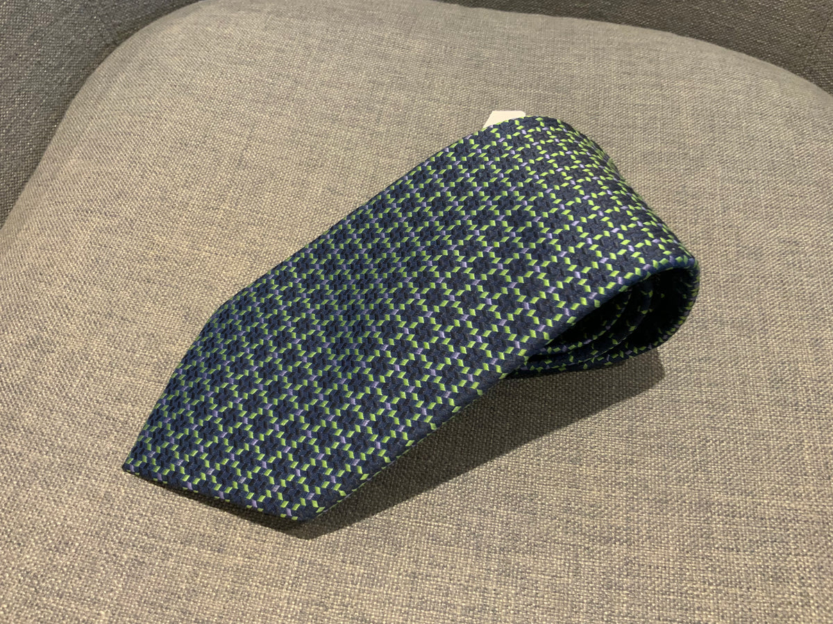 Hermès HERMES Paris Tie H 759024 T Jacquard Silk Mens Tie men