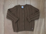 Petit Bateau Wool and cotton cable knit Cardigan Size 5 years 110 cm ladies