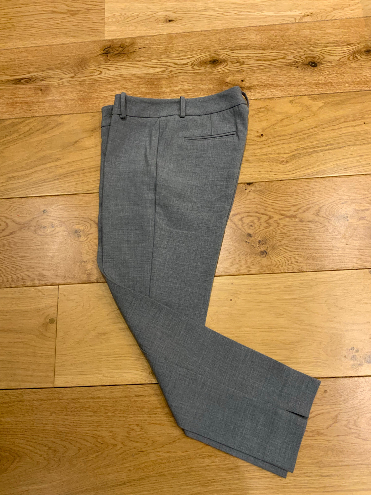 ROSSO 35 GENEVA Women's Grey Office Pants Trousers Size I 40 US 4 UK 8 ladies
