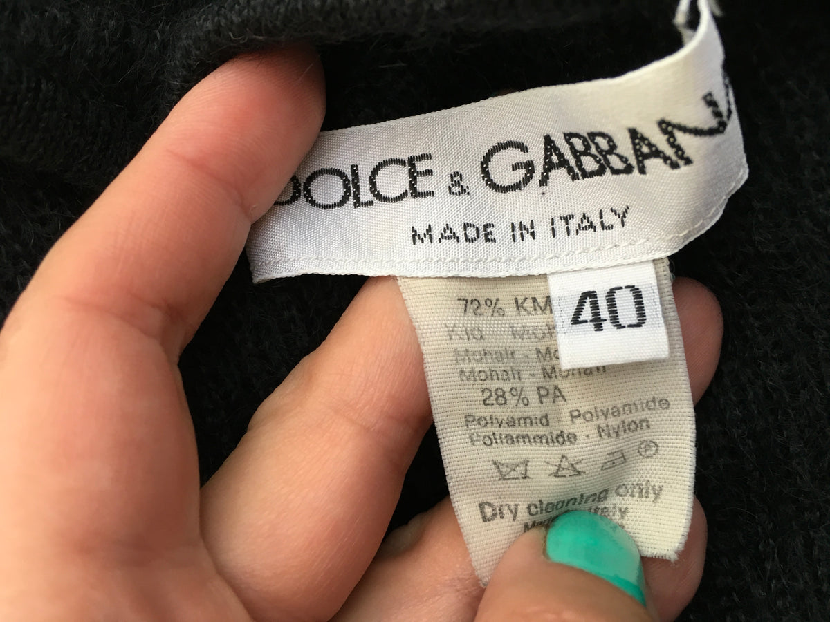 DOLCE & GABBANA Mohair Thin Knit Tank Top I 40 UK 8 US 4 S Small ladies