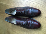 Salvatore Ferragamo Wingtip Leather Oxford Dress Shoes Size 9 1/2 D MEN
