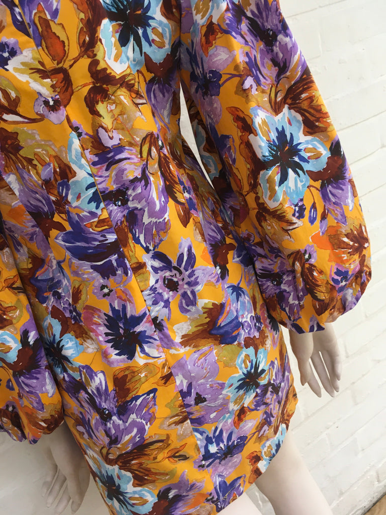 Zara floral puff sleeve dress SOLD OUT Size M medium ladies Afashionistastore Zara floral puff sleeve dress SOLD OUT Size M medium ladies Afashionistastore