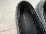 ICONIC CÉLINE Celine Phoebe Philo Grey Wool Espadrilles Shoes 37.5 UK 4.5 US 7.5 ladies