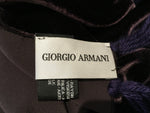 Giorgio Armani 1990's extra long velvet crochet and chiffon silk scarf shawl ladies