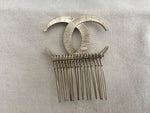 CHANEL SOLD OUT Crystal Paris Dubai CC Hair Comb Pin Gold Limited Edition Ladies