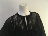 Talie nk silk lace trim tunic Size F 40 UK 12 US 8