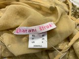 Gharani Strok Silk Beaded & Sequins Embellished Tank Top Size EU 34 I 38 US 4 XS top