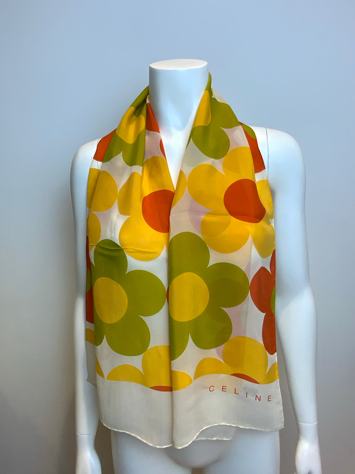CÉLINE Celine Vintage Michael Kors Era Silk Scarf ladies