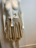 PINKO Beige Wool Skirt Size I 38 UK 6 US 2 ladies