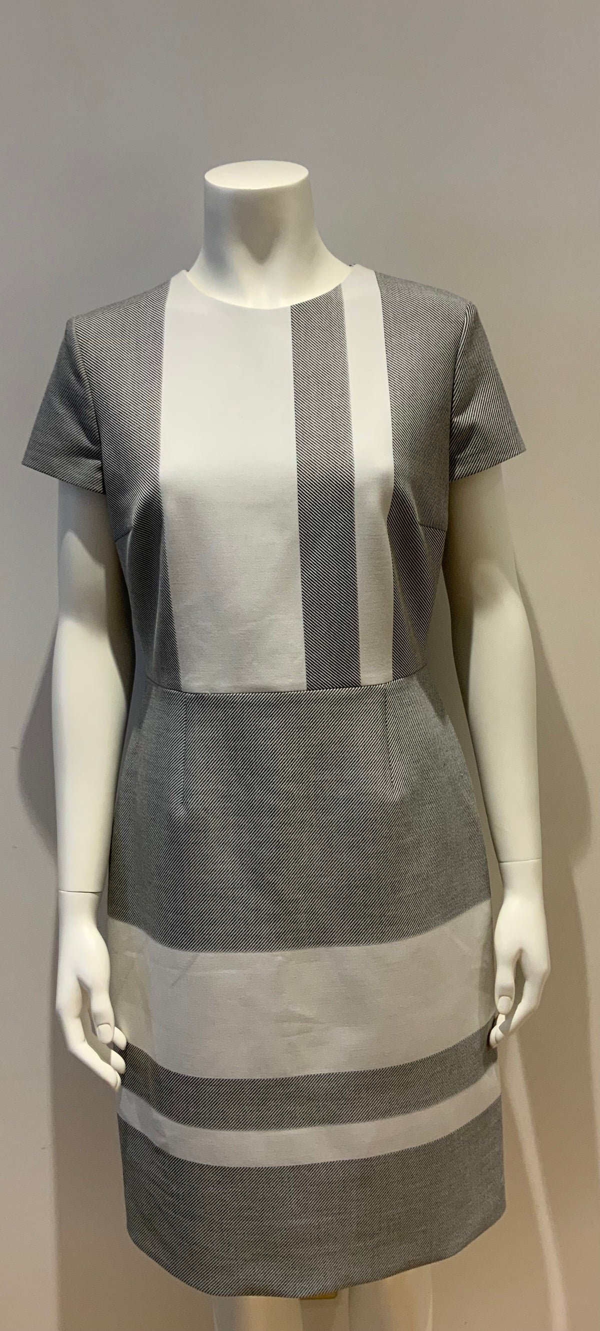 HUGO BOSS Hermely Striped Dress D 38 UK 10 US 6 I 42 ladies