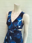 Monique Lhuillier Heart Print Jacquard Cut Out Dress Size US 2 Ladies