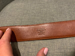 Ralph Lauren Rugby crystal rhinestone brown suede leather belt Size XS ladies