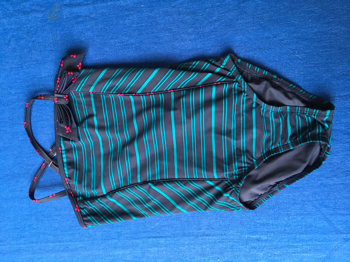 Little Marc Jacobs Striped One-Piece Swimsuit Swimwear Size 6 Year Old Children