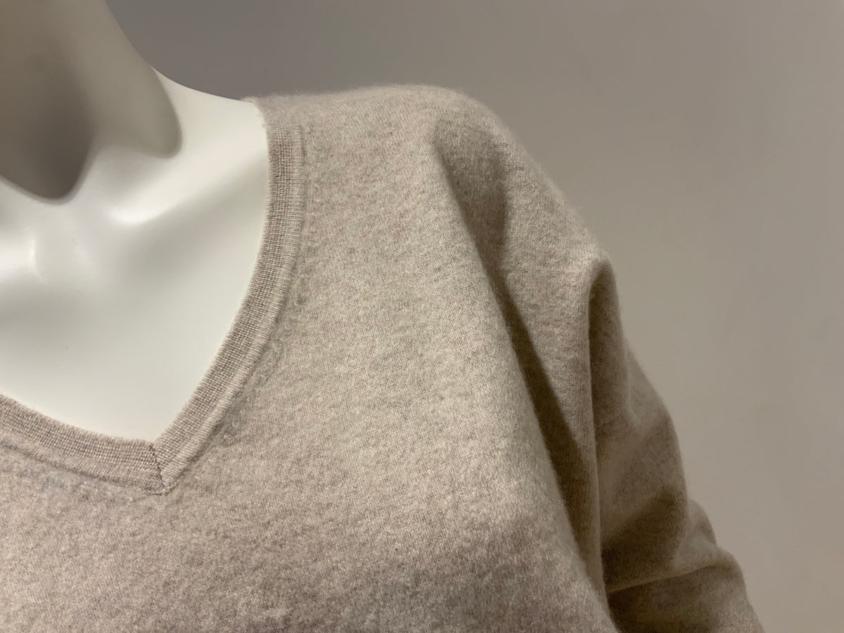 N.Peal Pure Cashmere V neck sweater jumper Size  M medium ladies