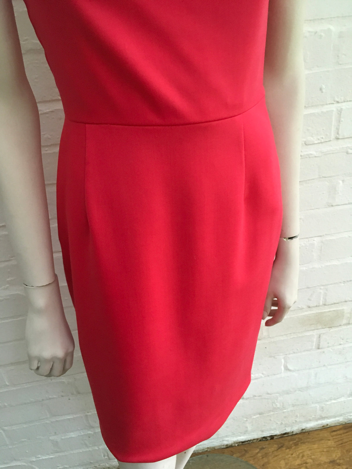 Valentino Wool Pink Techno Couture Bow SO ELEGANT Dress Ladies