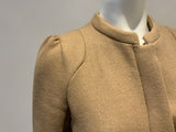 Vanessa Bruno Athé Fall lambswool neural beige coat Size F 34 UK 4 US 2 ladies