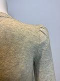 ISABEL MARANT ÉTOILE Klee Wool & Cotton Cutout Sweater Jumper F 34 UK 6 US 2 XS ladies