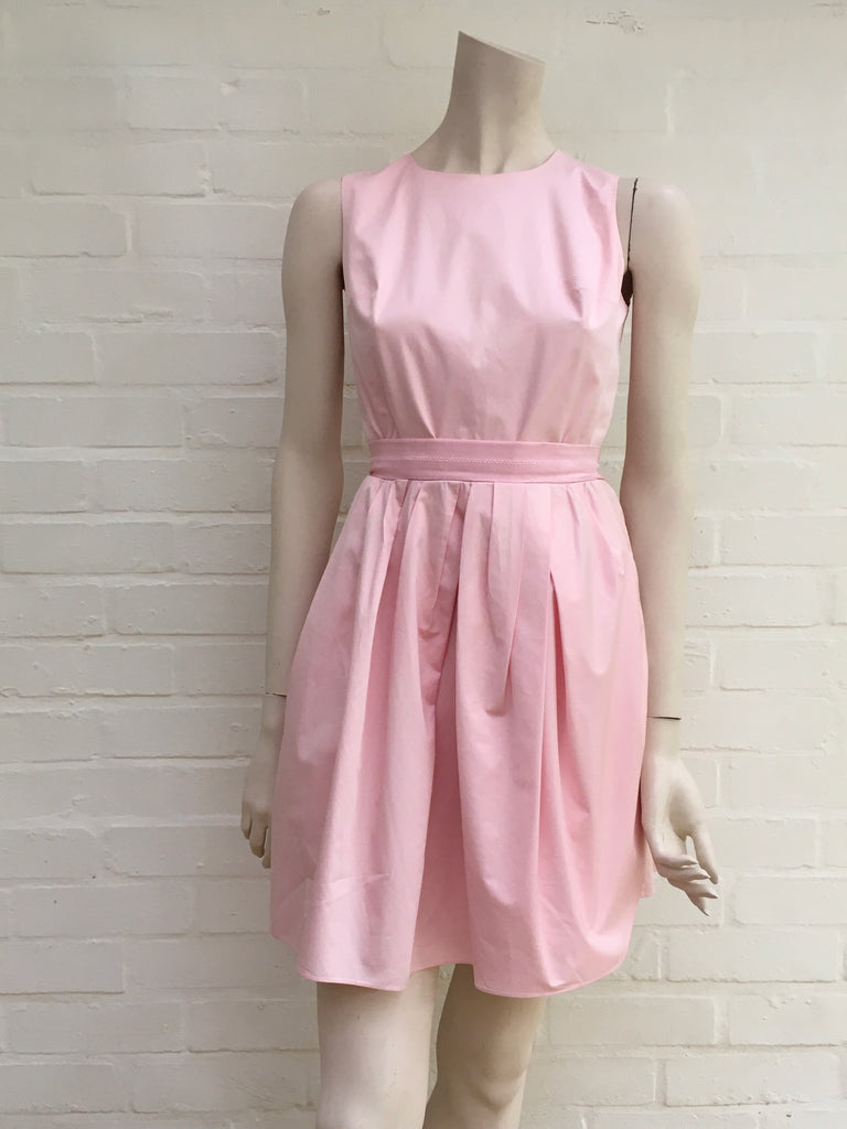 carven dress pink CARVEN Pink Twisted Ottoman Dress Size 42