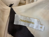 ZIMMERMANN MOST WANTED SHORTS SET +TOP silk-blend voile SIZE 0 XXS ladies