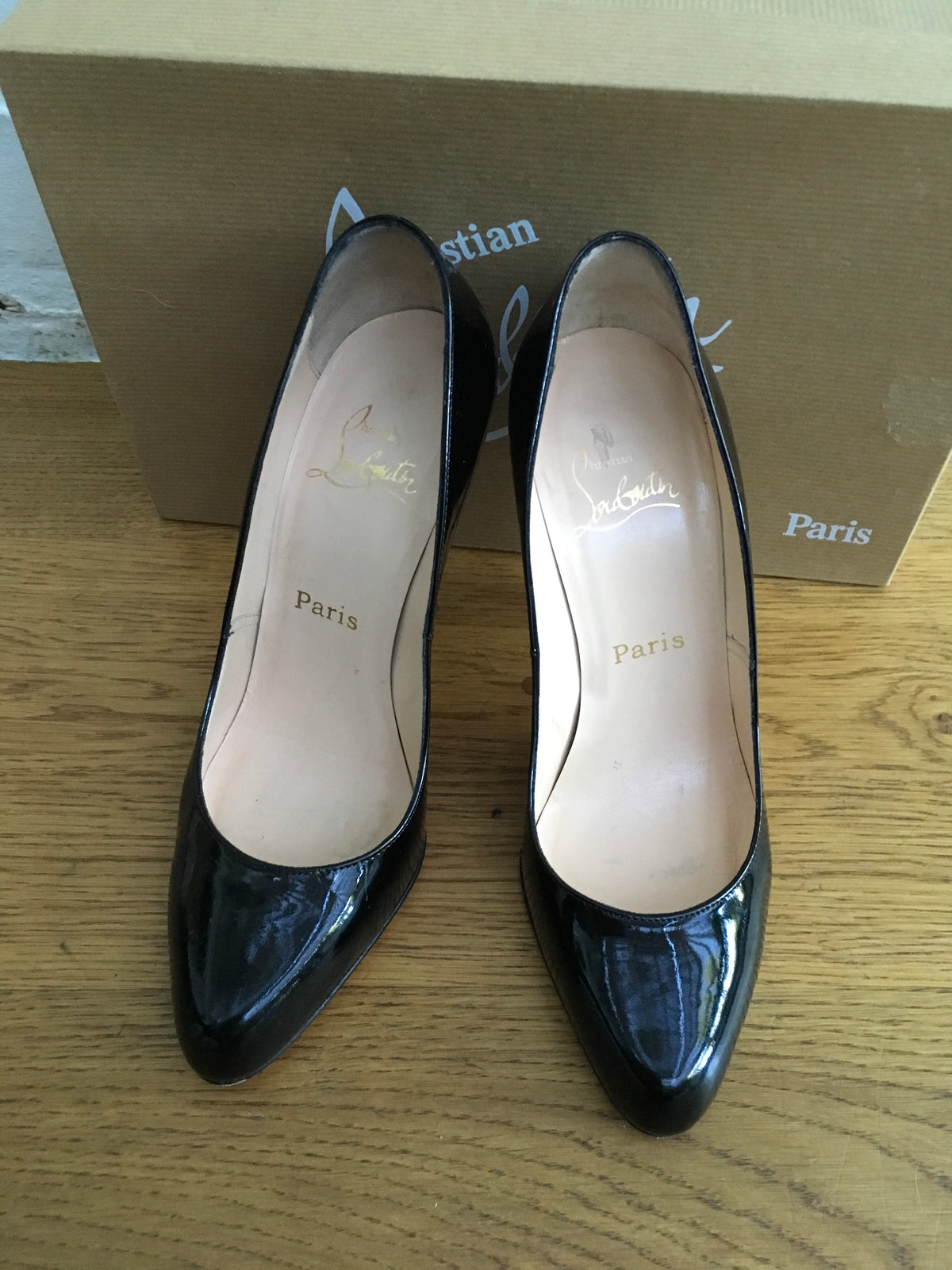 Christian Louboutin Decollete 868 Shoes Pumps Size 37 1/2 UK 4 1/2 US 7 1/2 Ladies