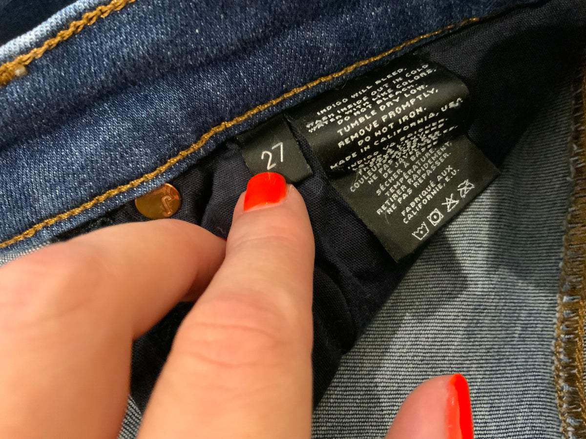 MOST WANTED J BRAND skinny leg Pacifica Jean Jeans Denim SIZE 27 ladies
