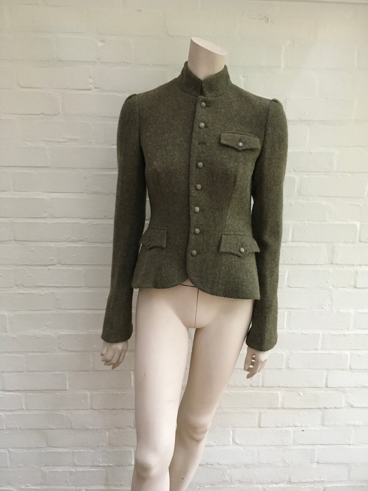 RALPH LAUREN Womens Wool Alpaca Fitted Blazer Jacket LADIES