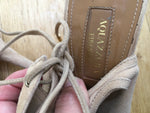 Aquazzura Suede Peep-Toe Pumps Sandals Size 35 ladies