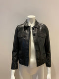 Zadig & Voltaire's Liam Lamb's Leather Cropped Jacket Size XS ladies