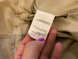 VINCE Women's Tan Nubuck Suede Safari Jacket Size S small ladies