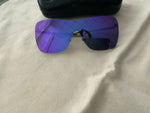 Chanel Shield Runway Sunglasses 4215 Silver Purple ladies