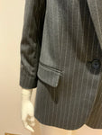 Zadig & Voltaire's Delux Viva Pinstripe Strass Jacket Size F 34 ladies