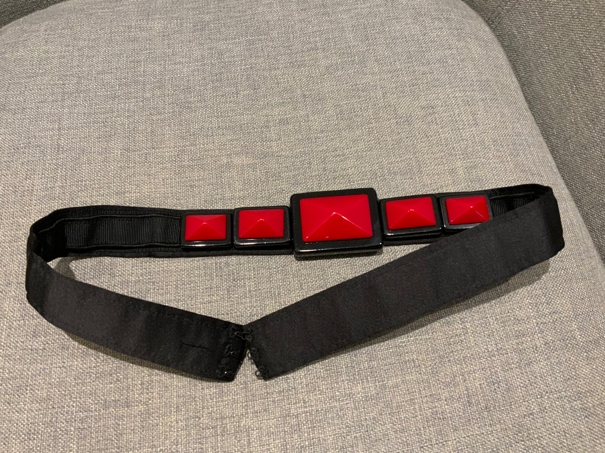 Skinny Crystal Embellishments Waist Belt Size XS ladies
