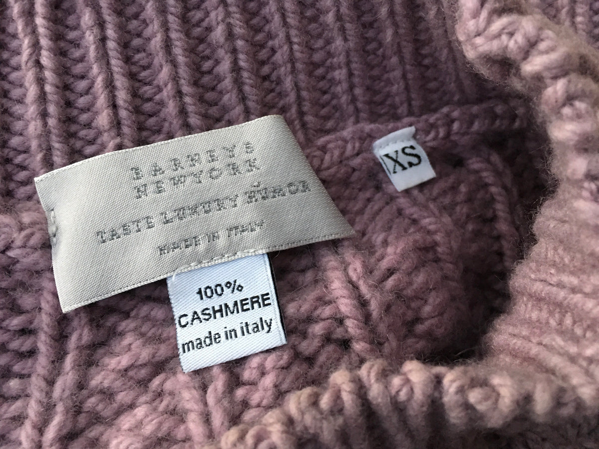 Barneys New York Taste Luxury Humor Cashmere Cable Knit Sleeveless Sweater Ladies
