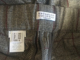 Brunello Cucinelli Prince of Wales checked wool pants I 40 UK 8 US 4 Ladies