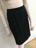 Gunex for Brunello Cucinelli Black Office Casual Skirt Size I 40 US 4 UK 8 S ladies