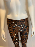 THE UPSIDE Tobacco Leopard Print Leggings Size XXS F 34 US 2 EU 32 ladies