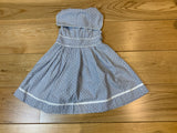 Rachel Riley Blue Striped Dress Amazing Size 5 years children