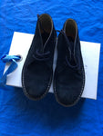 Andrea Montelpare Navy Blue Suede Leather Boots Shoes Size 30 Boys Children